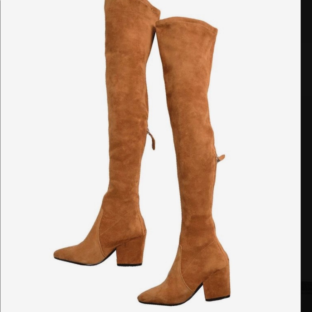 Brand new Goodnight Macaroon OTK boots